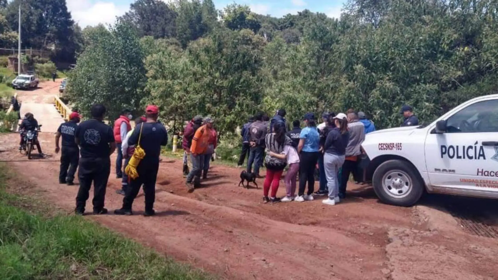 El joven habría sido arrastrado por la fuerza de este este río, cuyo cauce se incrementó por las intensas lluvias